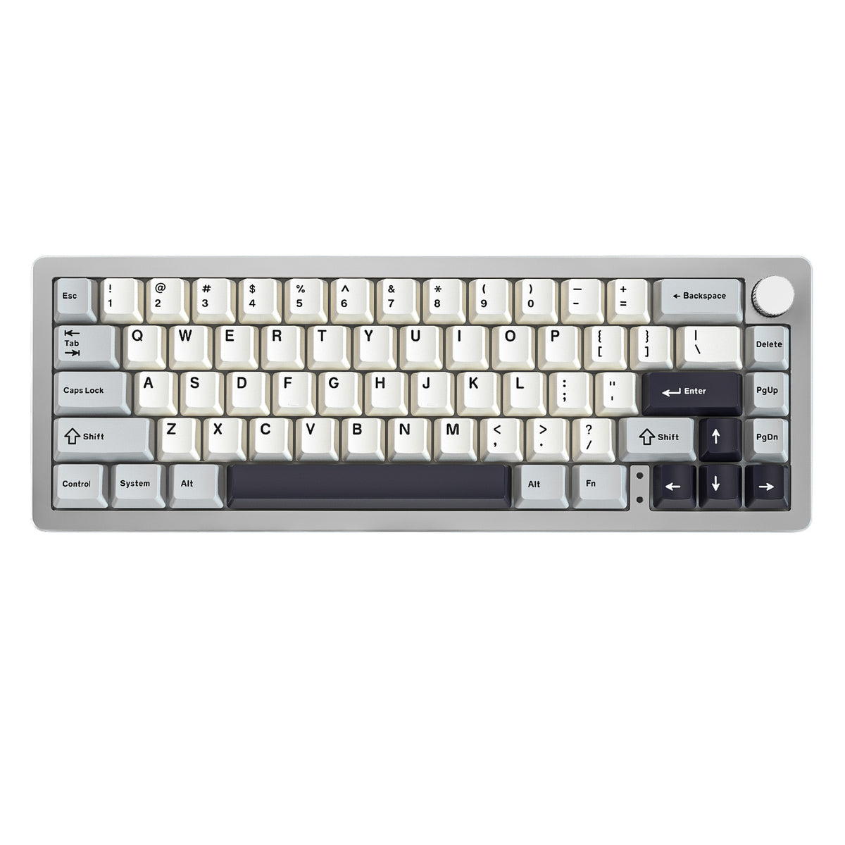 YUNZII AL66 Knob CNC Aluminum Wireless Mechanical Keyboard YUNZII Yunzii al66 knob cnc aluminum wireless mechanical keyboard yunzii