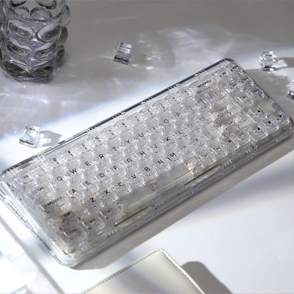 YUNZII X71 Transparent Wireless Gasket Mechanical Keyboard