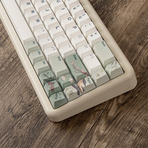 YUNZII Spring Tea Cherry Profile Keycap Set