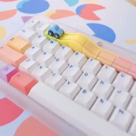 Rainbow Roller Coaster Artisan Keycap