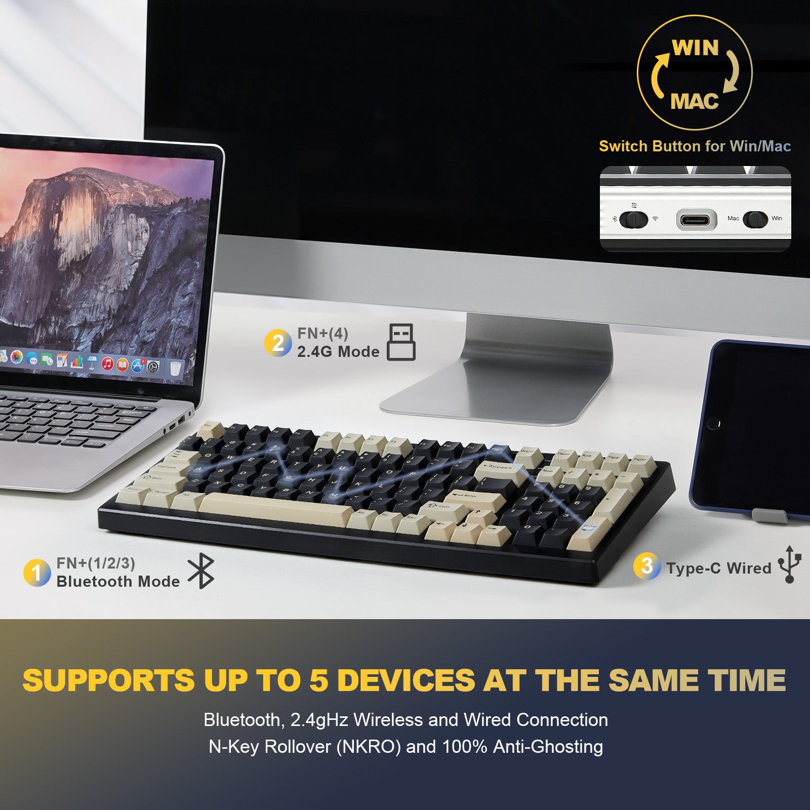 YUNZII YZ98 Mechanical Gaming Keyboard – YUNZII KEYBOARD