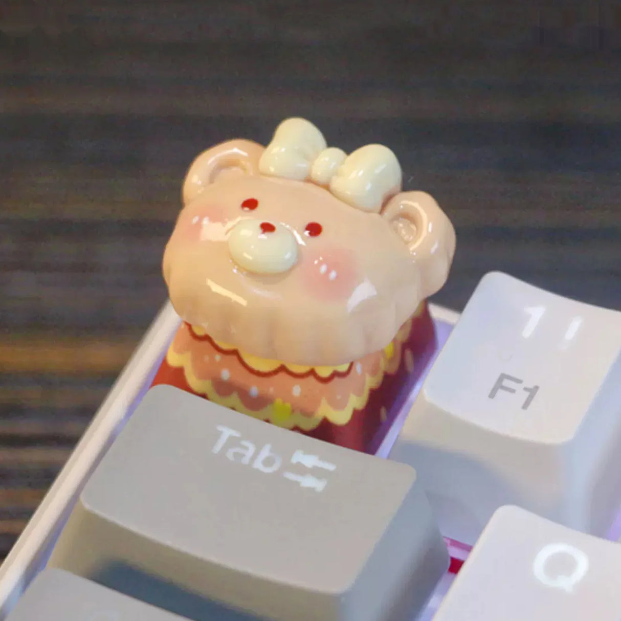 Cute Bear Artisan Keycap