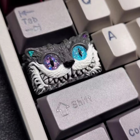 Cheshire Cat Artisan Keycap
