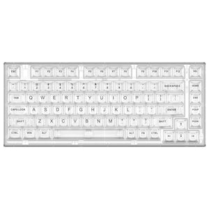 YUNZII X75 PRO 82 Key Wireless Hot Swappable Gasket Transparent Mechanical Keyboard