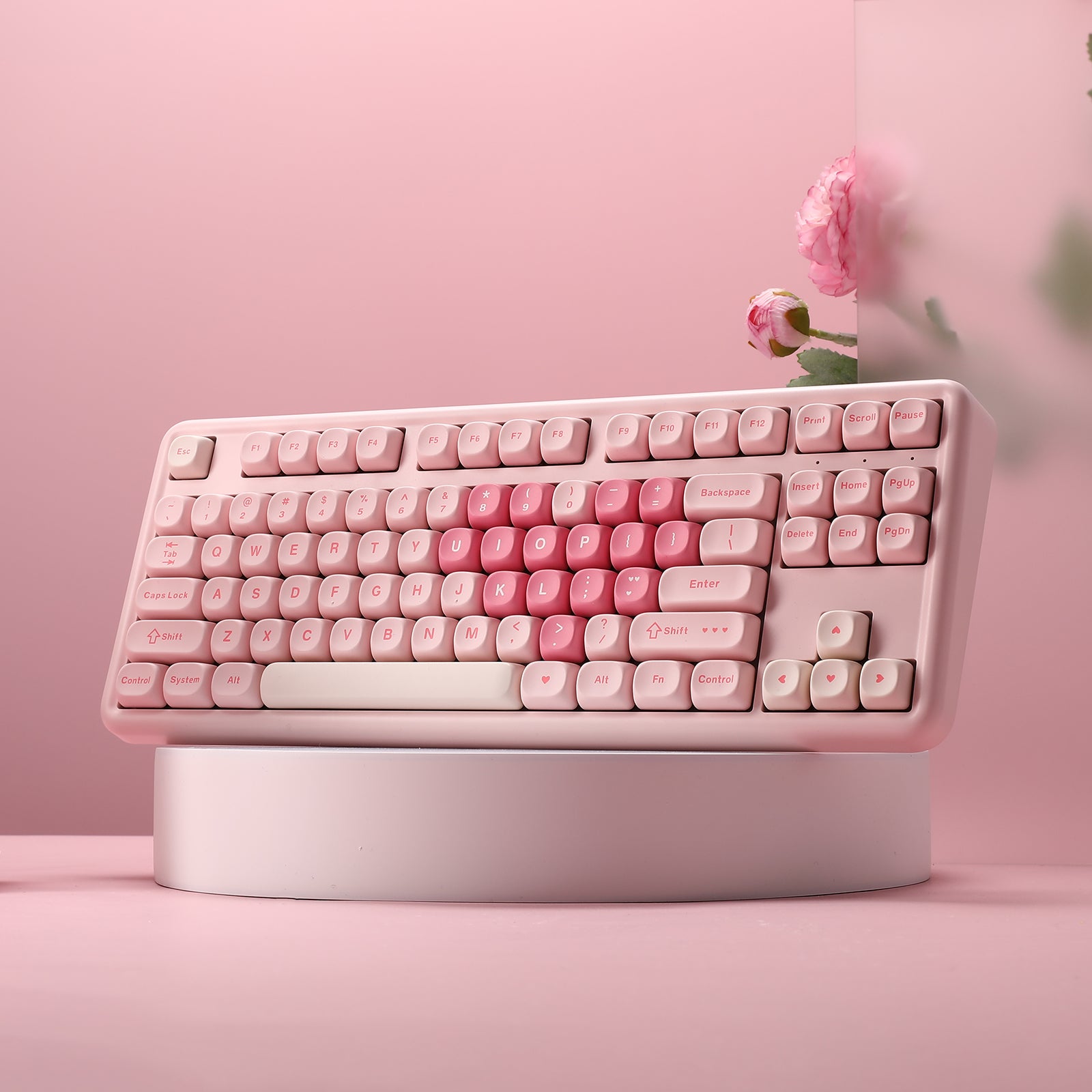 Amazon | YUNZII B87 ワイヤレスメカニカルキーボード