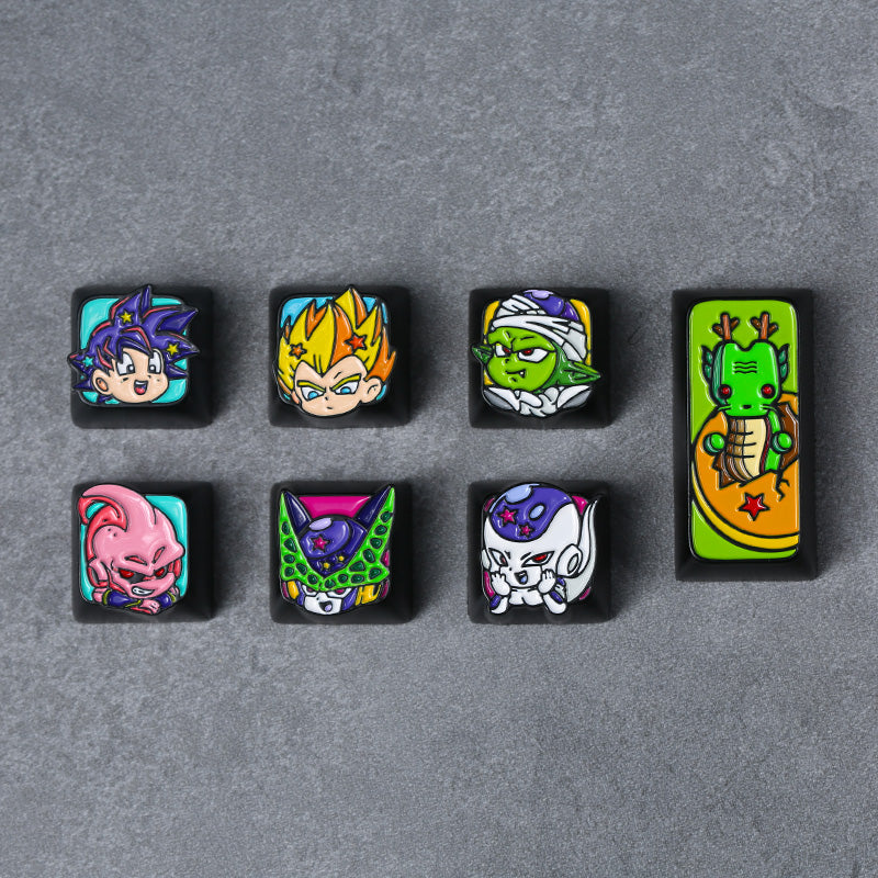 TAC DRAGON BALL Aluminum Artisan Keycaps – YUNZII KEYBOARD