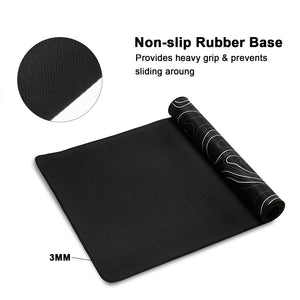 YUNZII Desk Pad Mouse Mat - Black Line