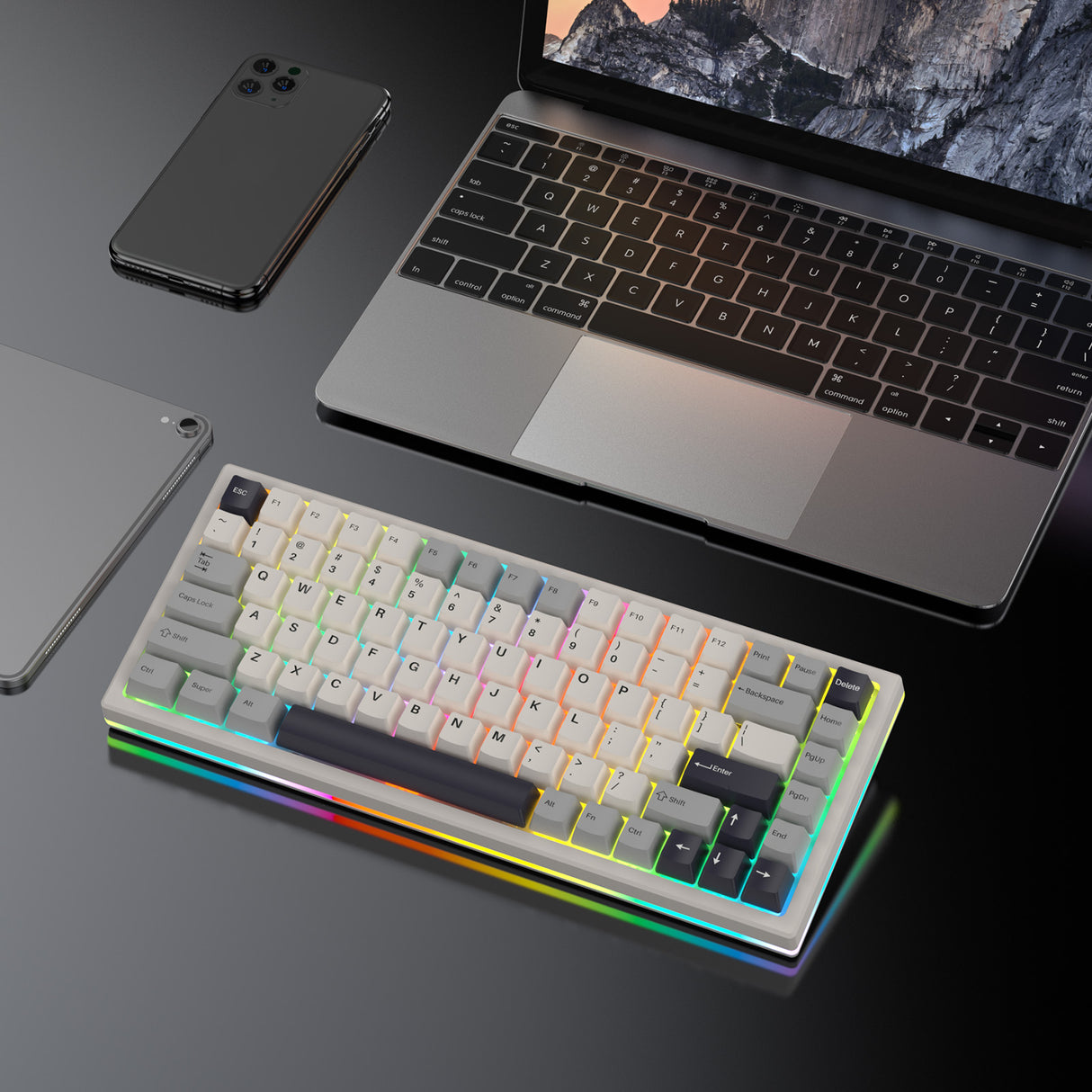 YUNZII YZ84 Pro Gasket Wireless Mechanical Keyboard