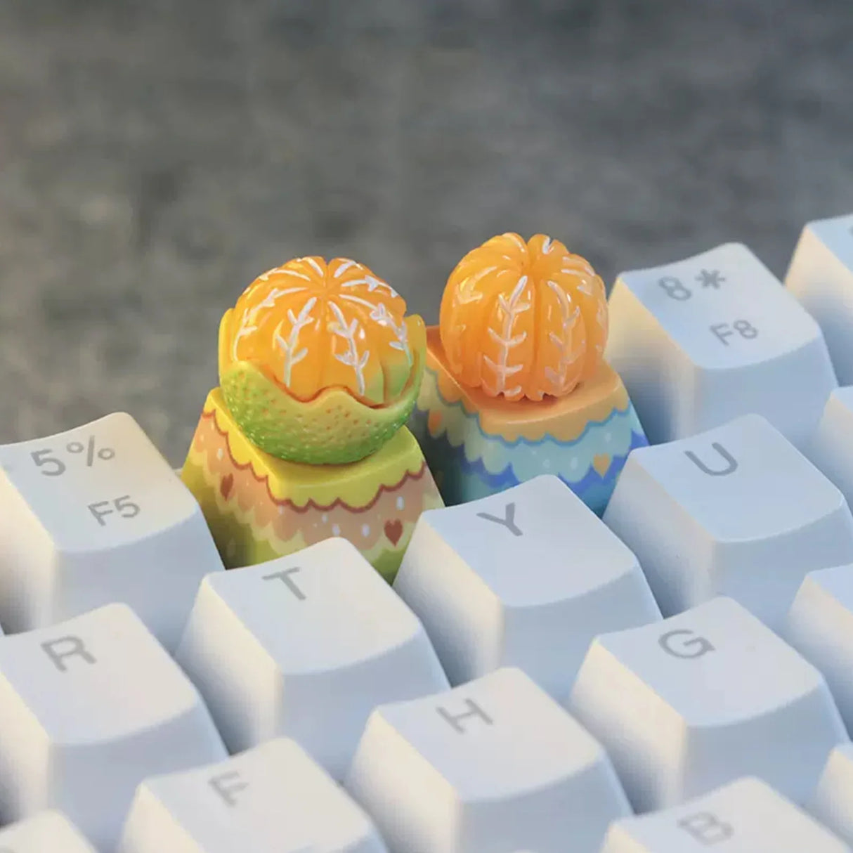 Orange Artisan Keycap