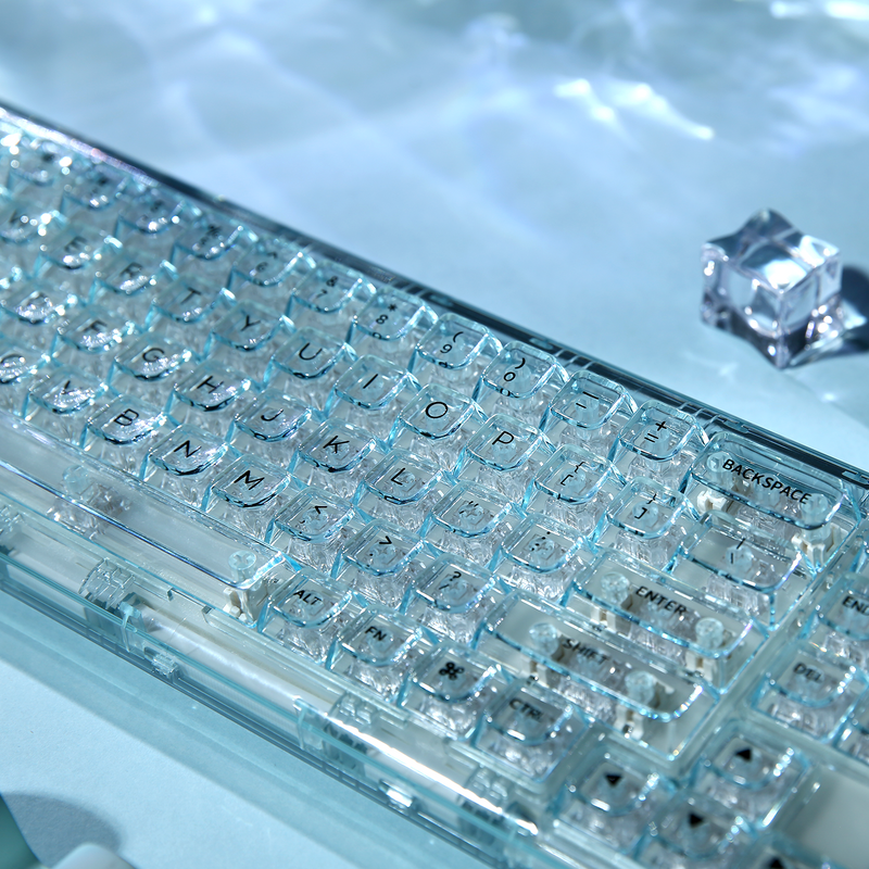 YUNZII X71 Transparent Wireless Gasket Mechanical Keyboard – YUNZII ...
