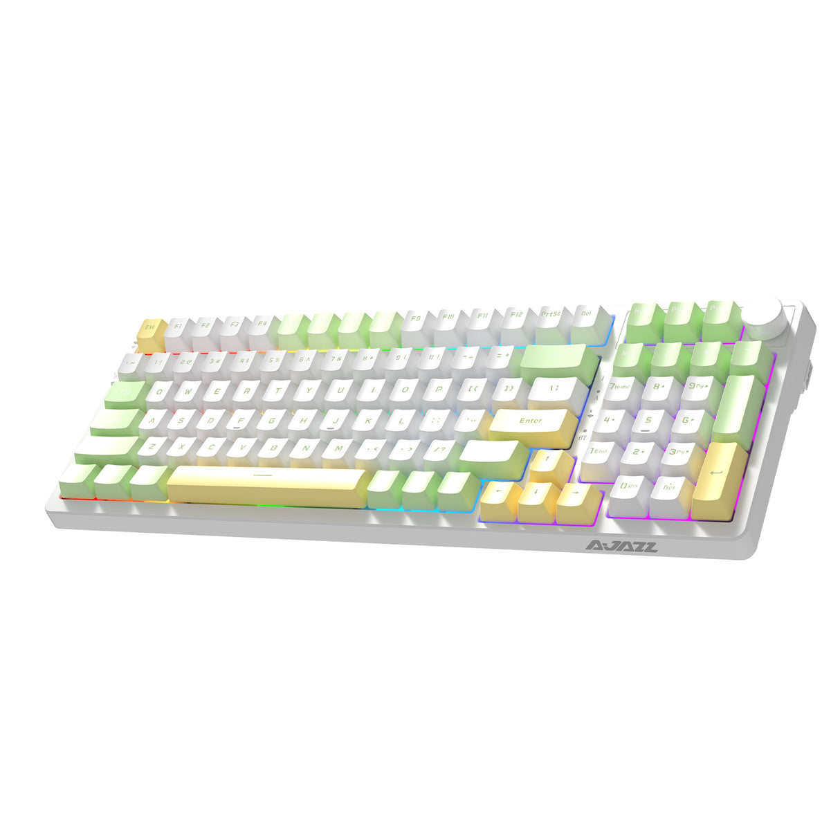 YUNZII Ajazz AK992 Hot-Swappable Gasket Mounted Mechanical Keyboard