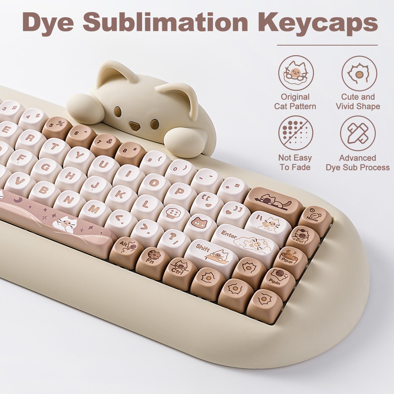 YUNZII Meow Meow MOA Profile Keycap Set – YUNZII KEYBOARD