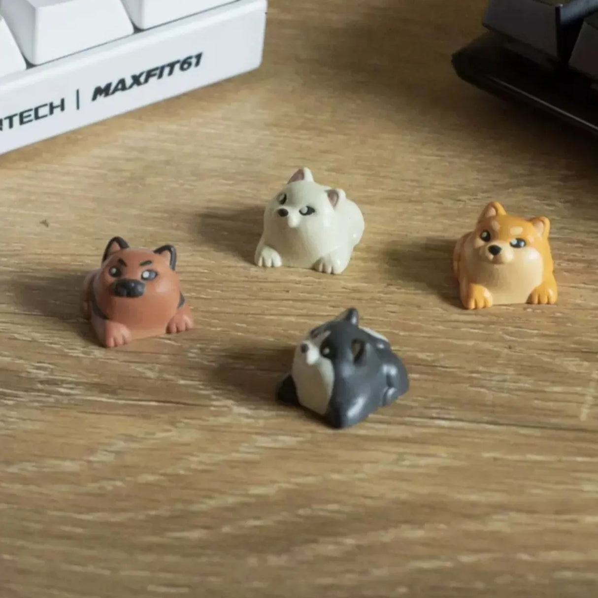 Shiba Family Artisan Keycap