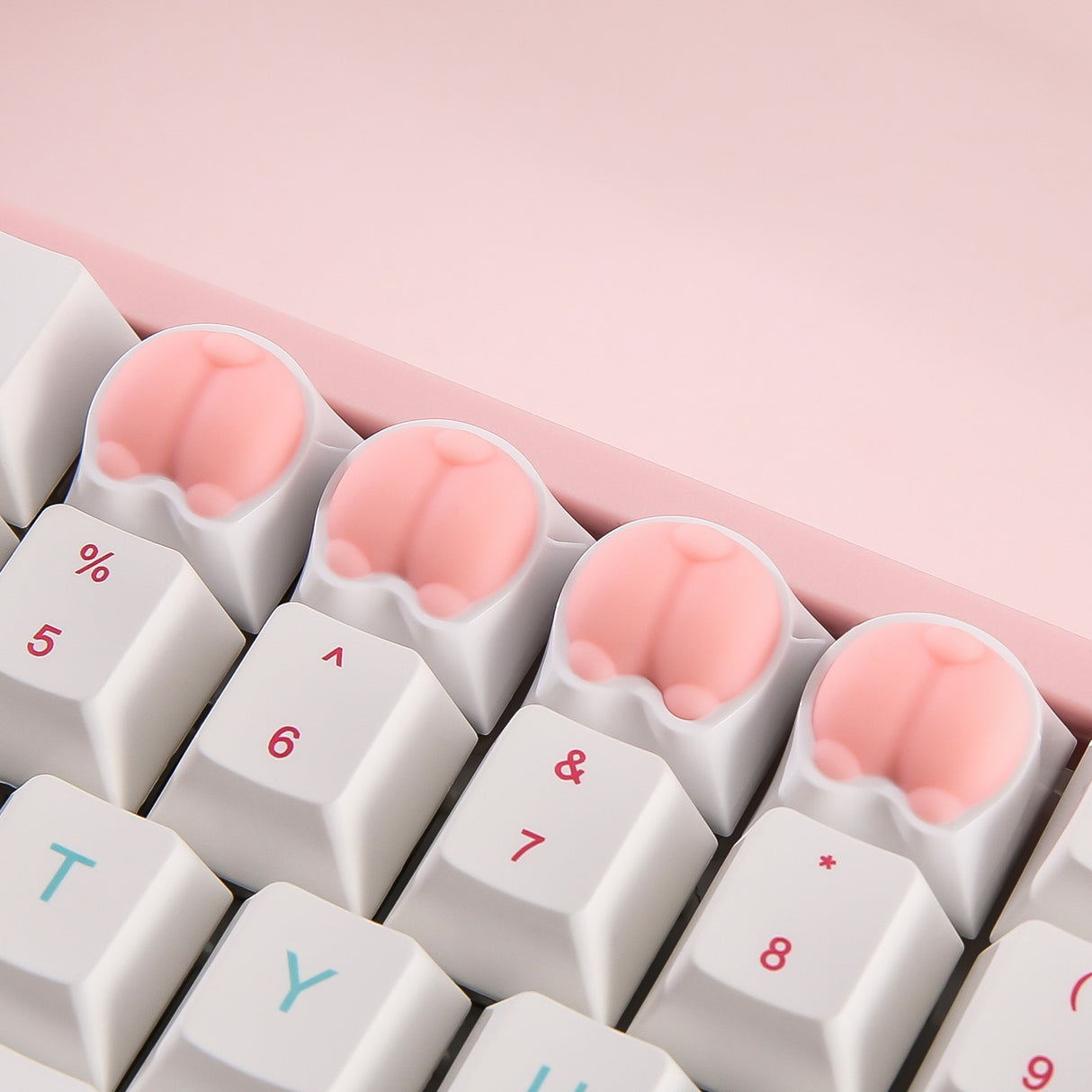 YUNZII Kitty&Corgi Silicone Artisan Keycaps