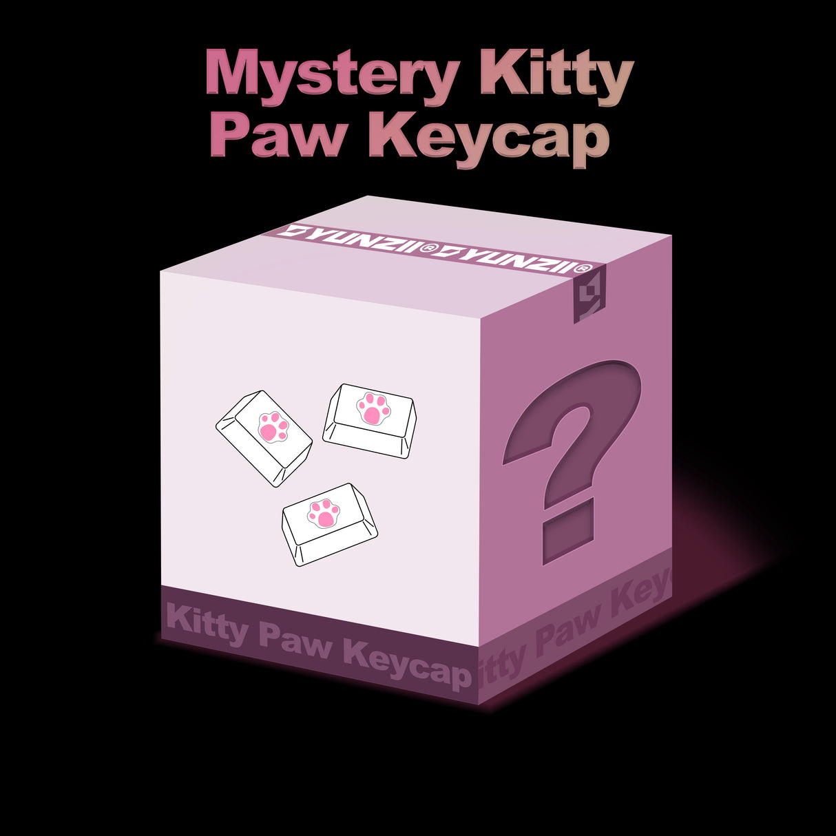 YUNZII Mystery Box - Handmade Kitty Paw Keycap (NOT SELL SEPERATELY)