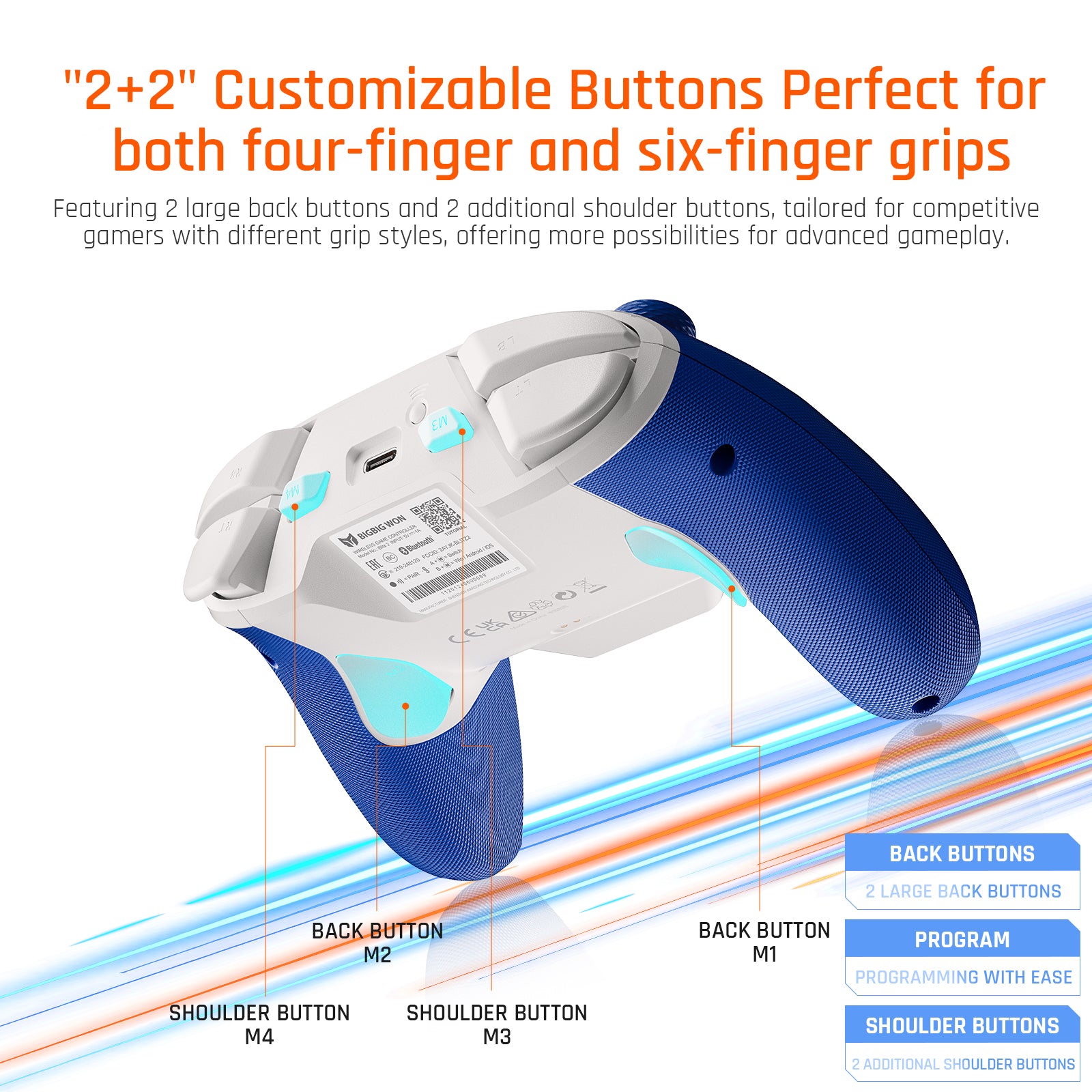 Bigbig Won Blitz 2 TMR Controller 2.4GHz Bluetooth Gaming