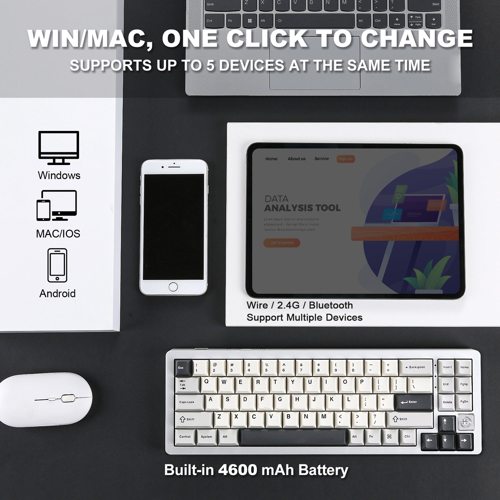 YUNZII AL71 Full Aluminum Mechanical Keyboard – YUNZII KEYBOARD