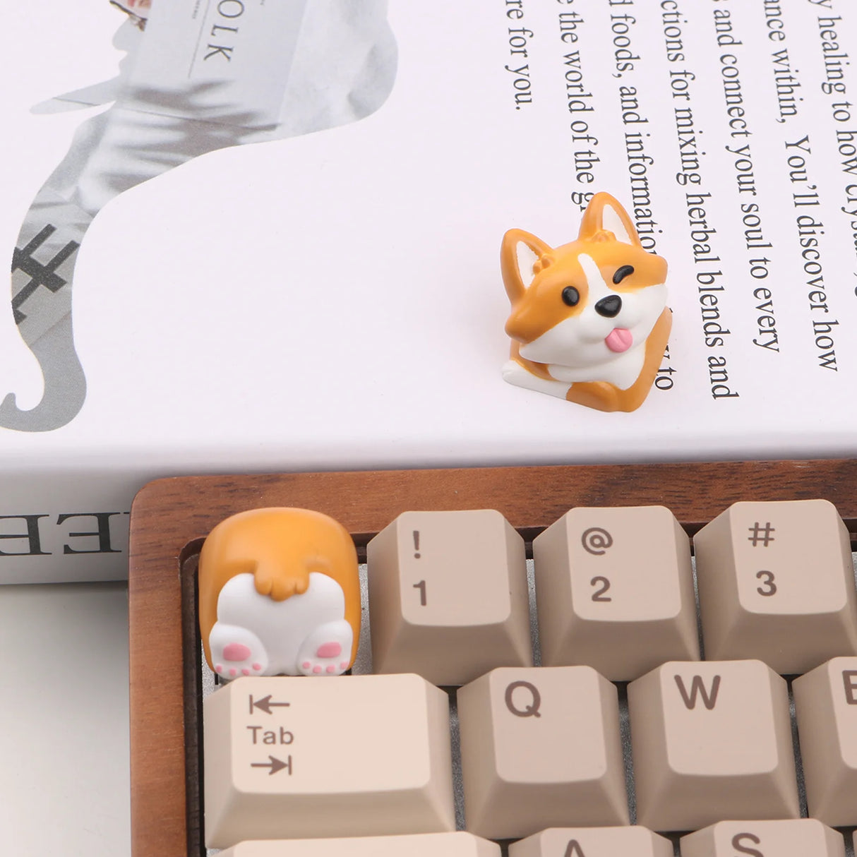 Corgi Body Artisan Keycap