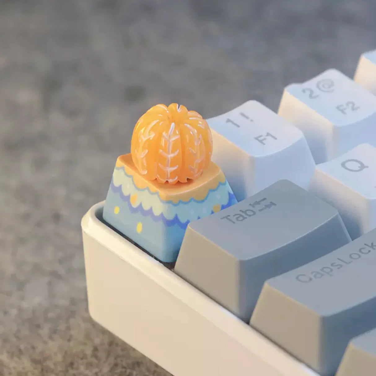 Orange Artisan Keycap