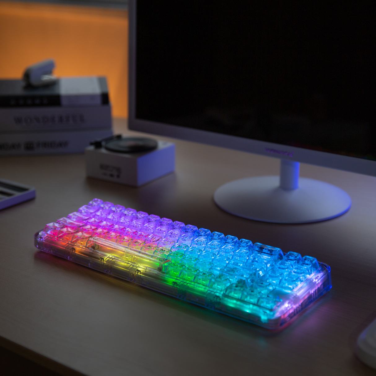 YUNZII X71 Transparent Wireless Gasket Mechanical Keyboard YUNZII X71 Transparent Wireless Gasket Mechanical Keyboard