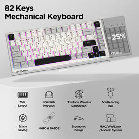 YUNZII YZ75 Pro Wireless Mechanical Keyboard