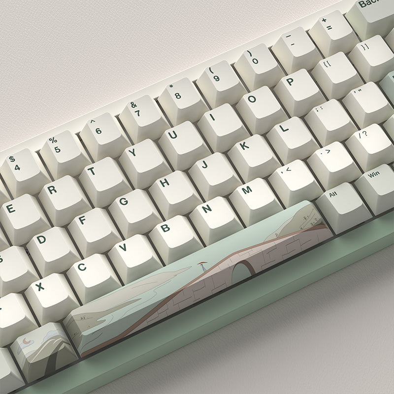 YUNZII Spring Tea Cherry Profile Keycap Set