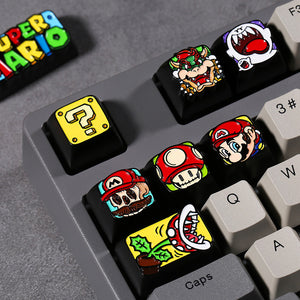 TAC SUPER MARIO Aluminum Artisan Keycaps