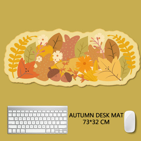 YUNZII Keynovo Autumn Shaped Mouse Mat Desk Pad