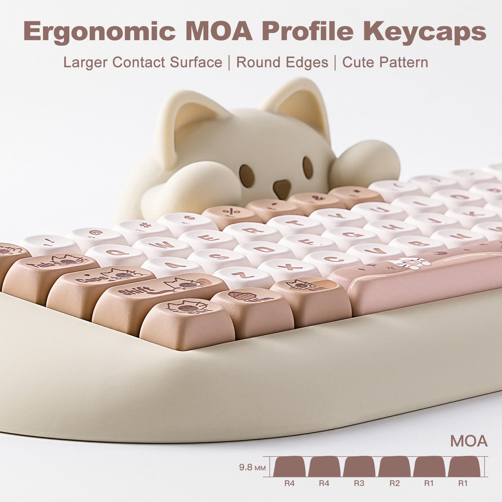 YUNZII Meow Meow MOA Profile Keycap Set – YUNZII KEYBOARD