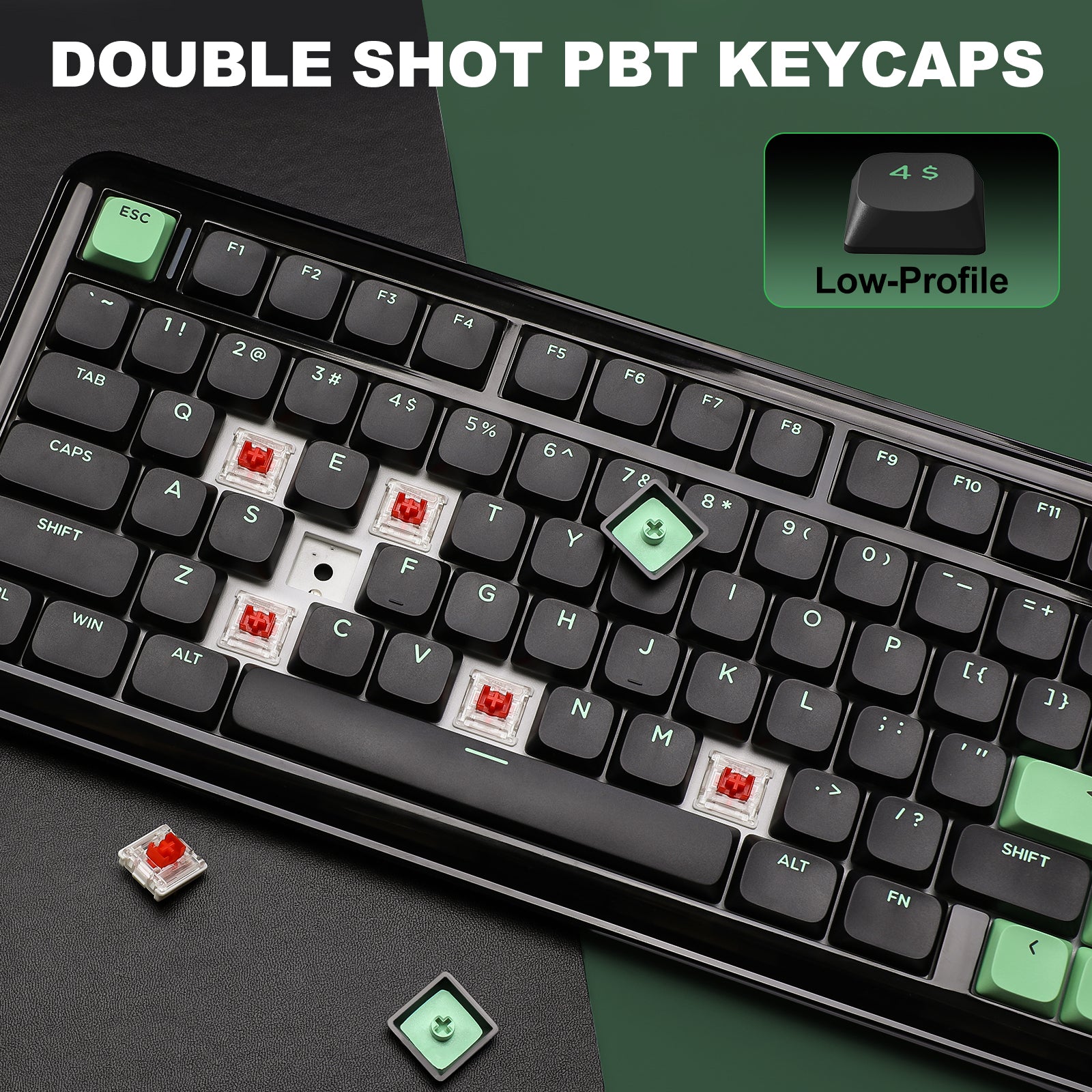 YUNZII L75 Low Profile Wireless Mechanical Keyboard – YUNZII