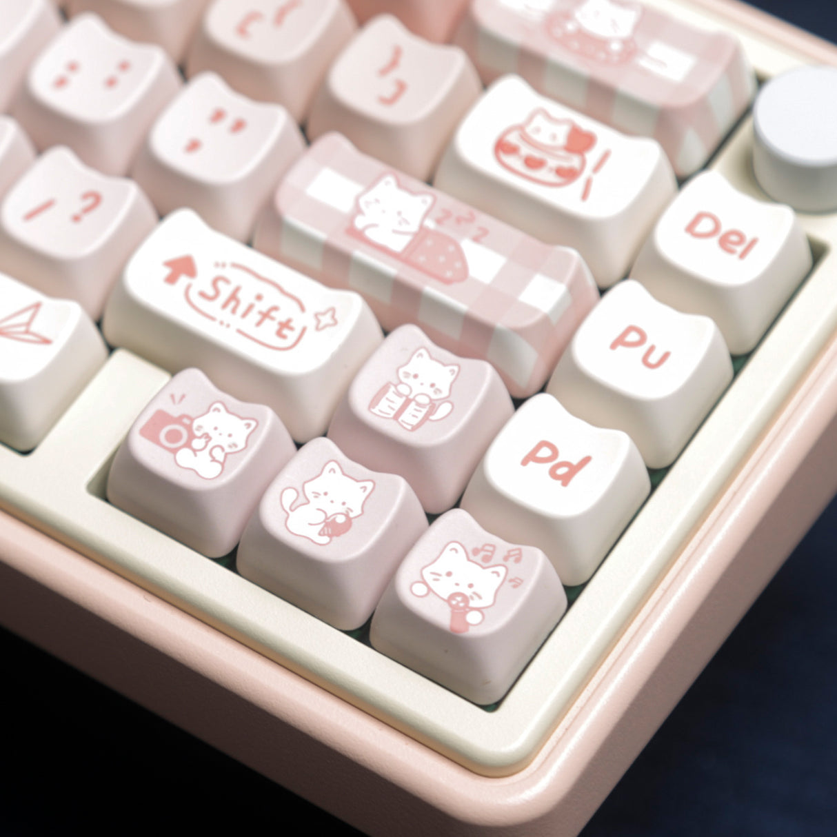 YUNZII Party Kitten MAO Profile Keycap Set