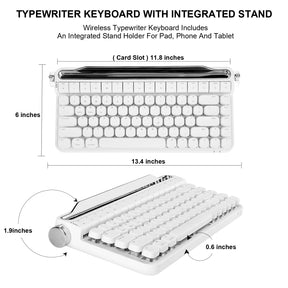 YUNZII ACTTO B703 Retro Typewriter Mechanical Keyboard