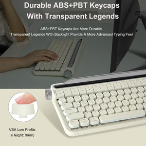 YUNZII ACTTO B705 Retro Typewriter Mechanical Keyboard