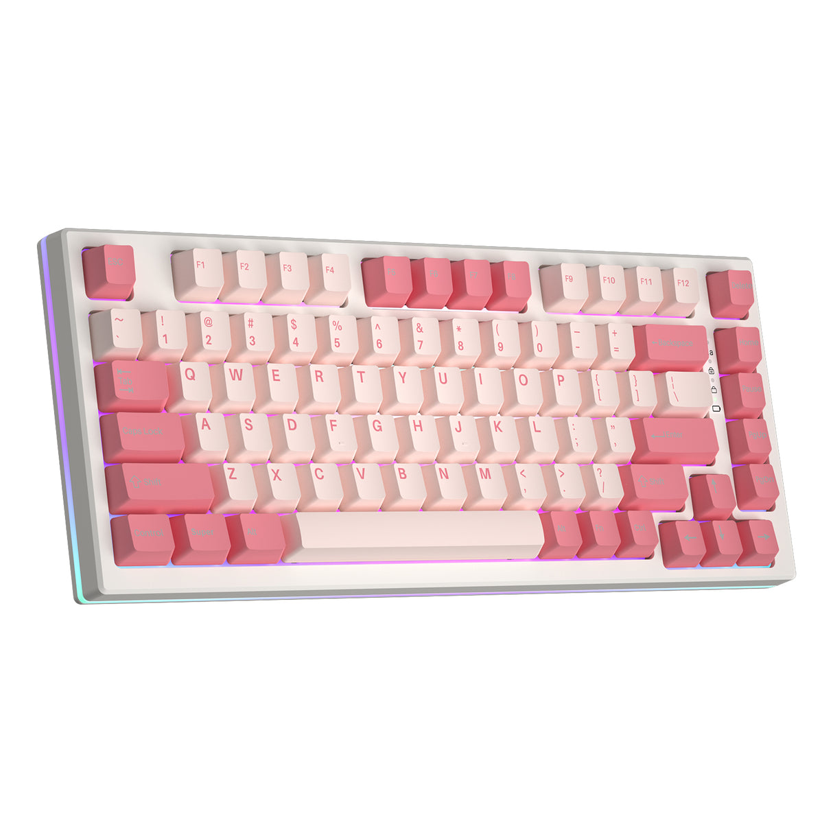 YUNZII YZ75 Pro Pink Wireless Mechanical Keyboard