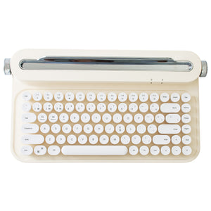 YUNZII ACTTO B305 Wireless Keyboard - Ivory Butter