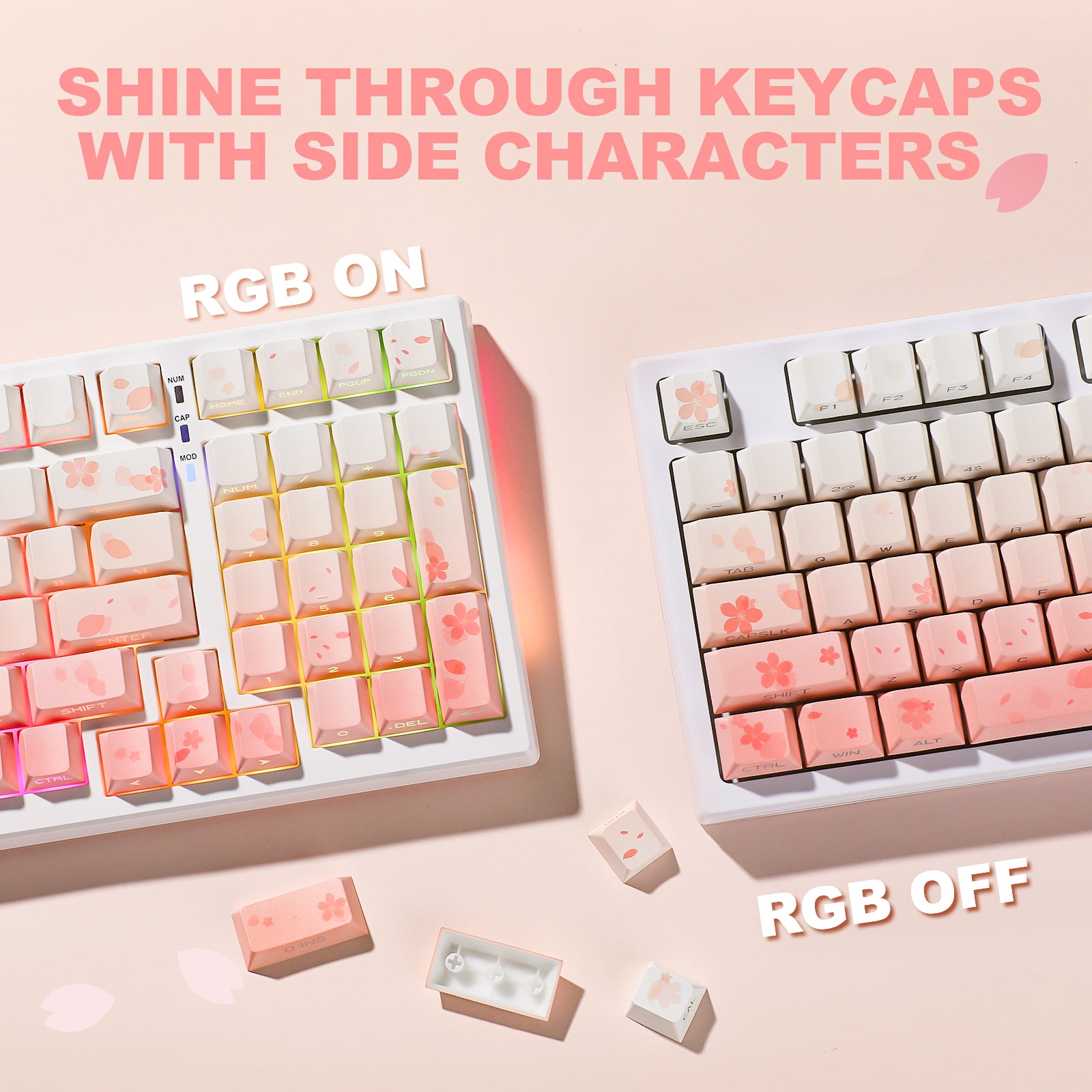 pbt keycap set dye sub keycaps cherry profile custom