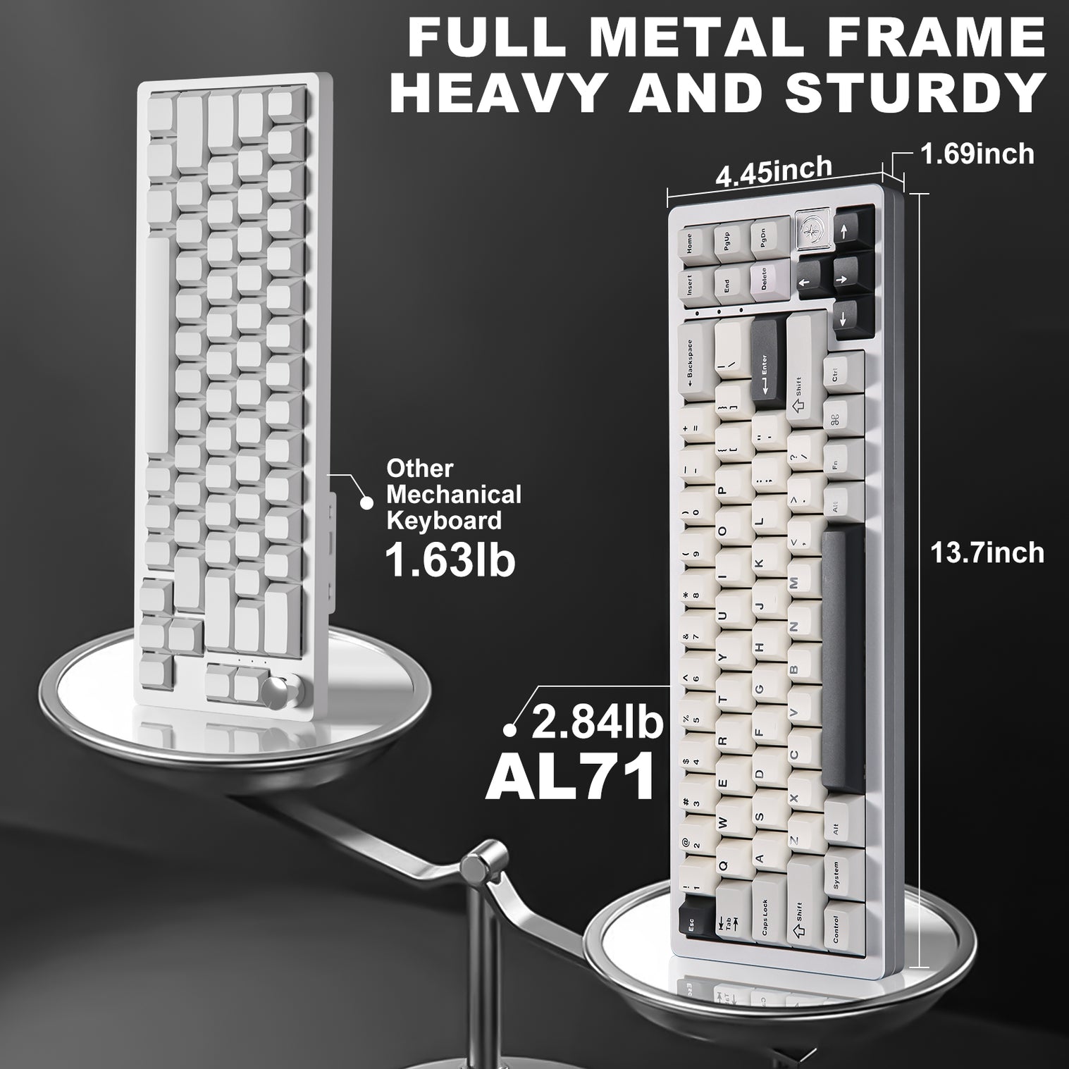 YUNZII AL71 Full Aluminum Mechanical Keyboard – YUNZII KEYBOARD