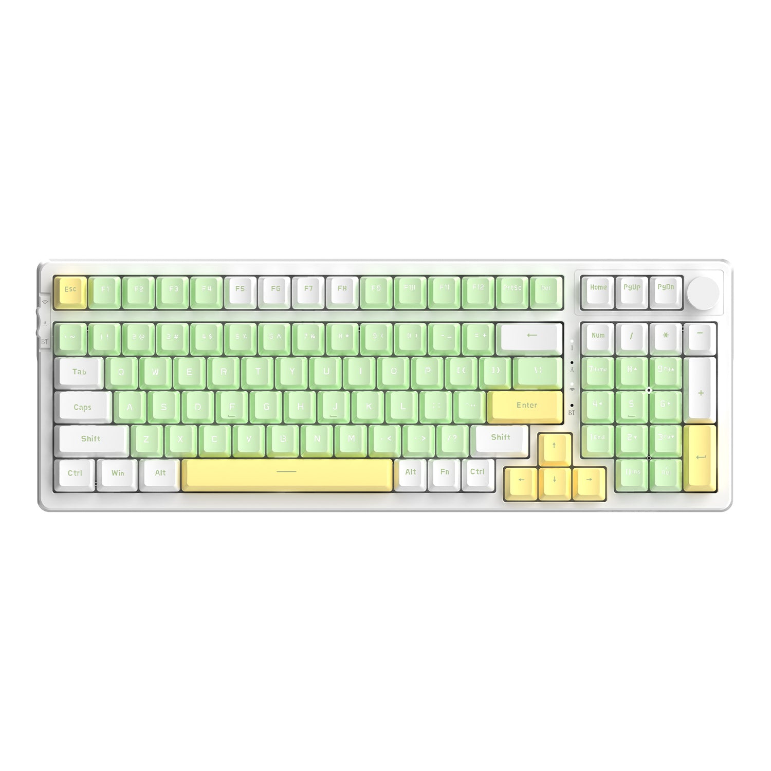 YUNZII Ajazz AK992 Hot-Swappable Gasket Mounted Mechanical Keyboard keyboard image
