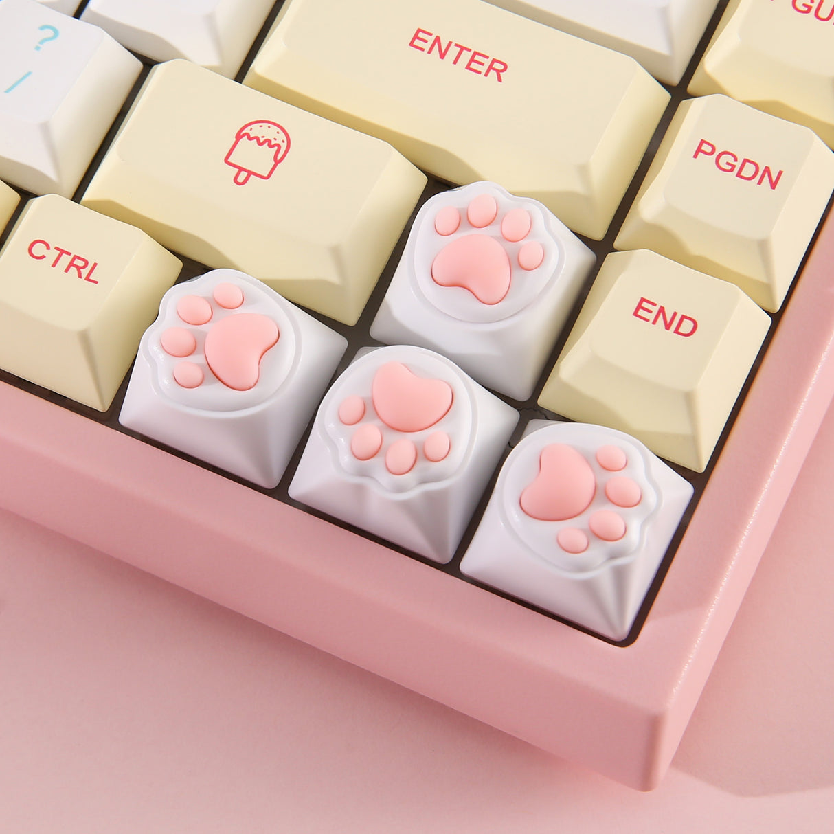 YUNZII Kitty&Corgi Silicone Artisan Keycaps