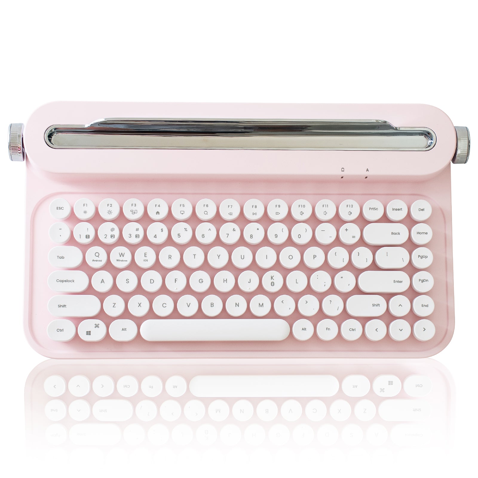 YUNZII ACTTO B305 Wireless Keyboard - Baby Pink keyboard image