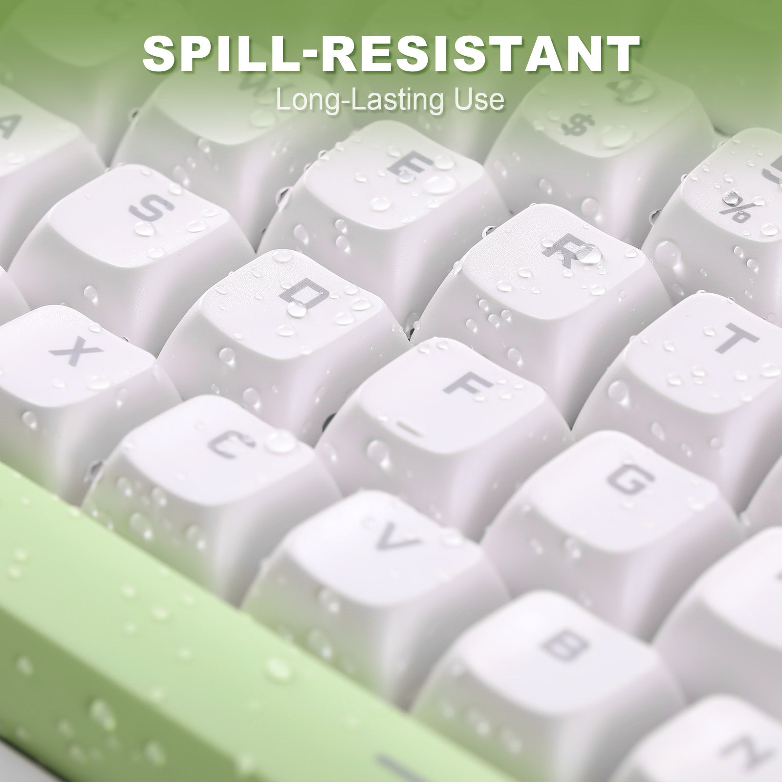 YUNZII D98 White Wired RGB Membrane Keyboard – YUNZII KEYBOARD