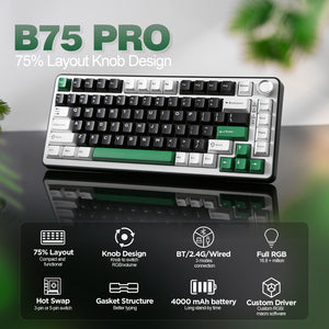 YUNZII B75 Pro Mechanical Keyboard