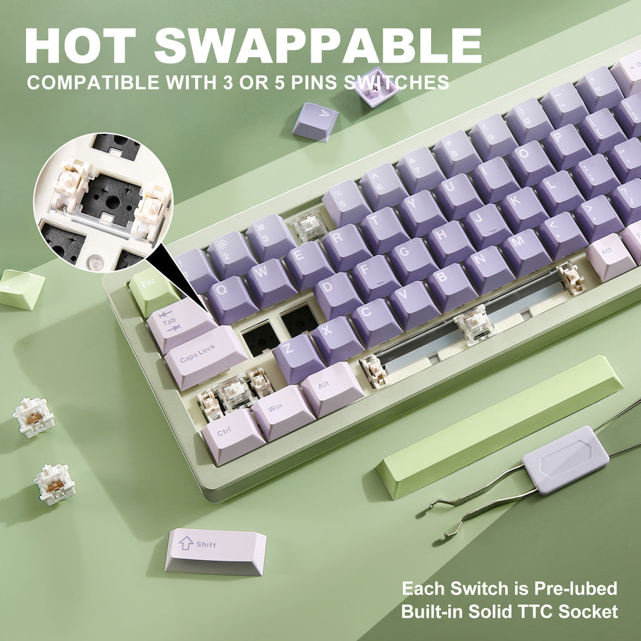 YUNZII AL71 Full Aluminum Mechanical Keyboard – YUNZII KEYBOARD