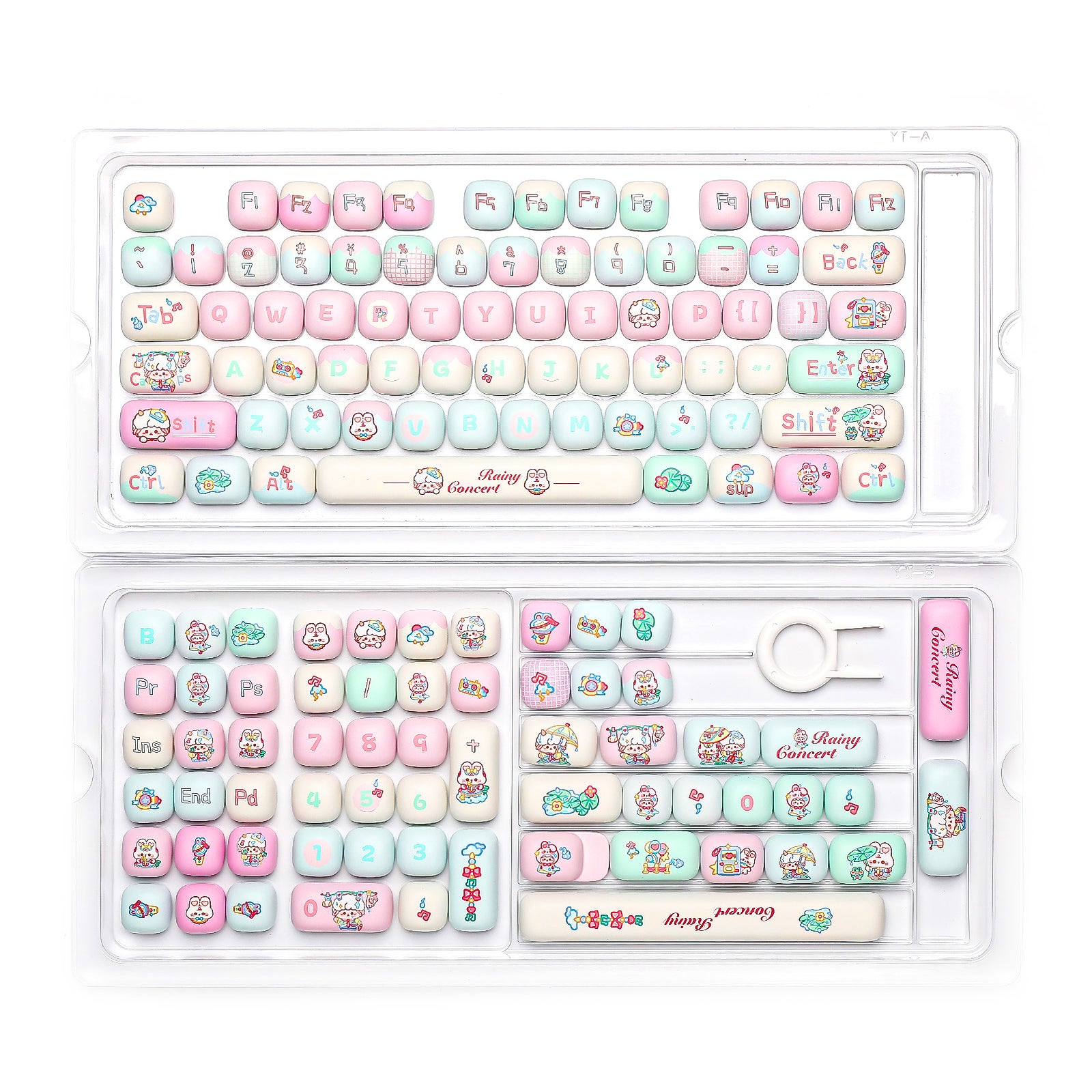 pbt keycap set dye sub keycaps cherry profile custom