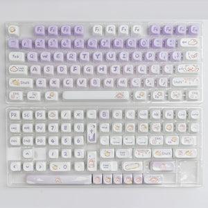 YUNZII Violet Bunny Keycap Set