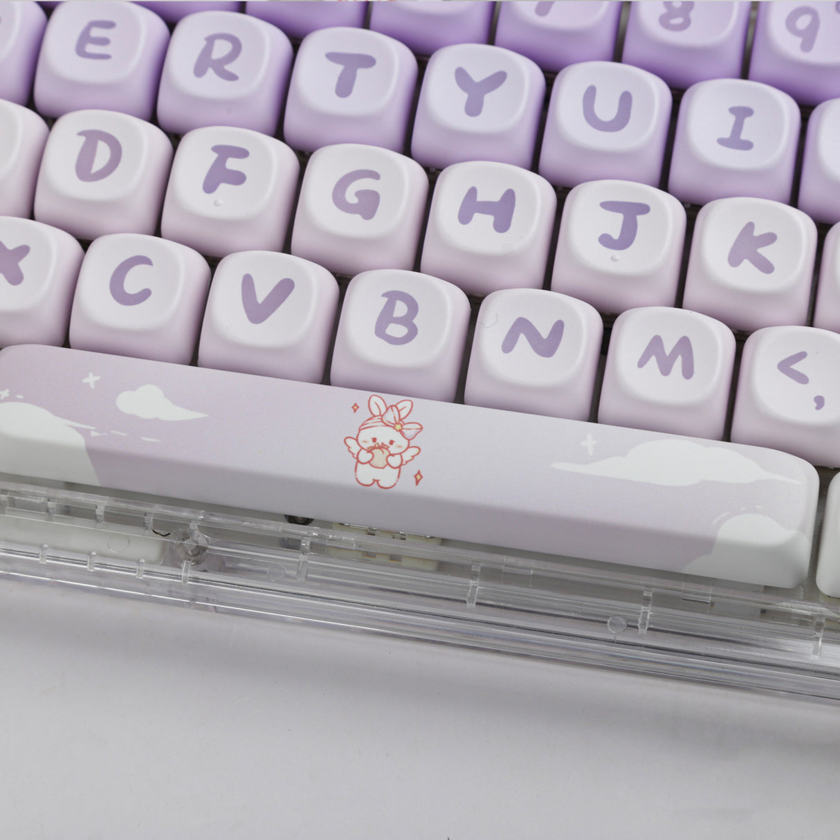 YUNZII Violet Bunny Keycap Set