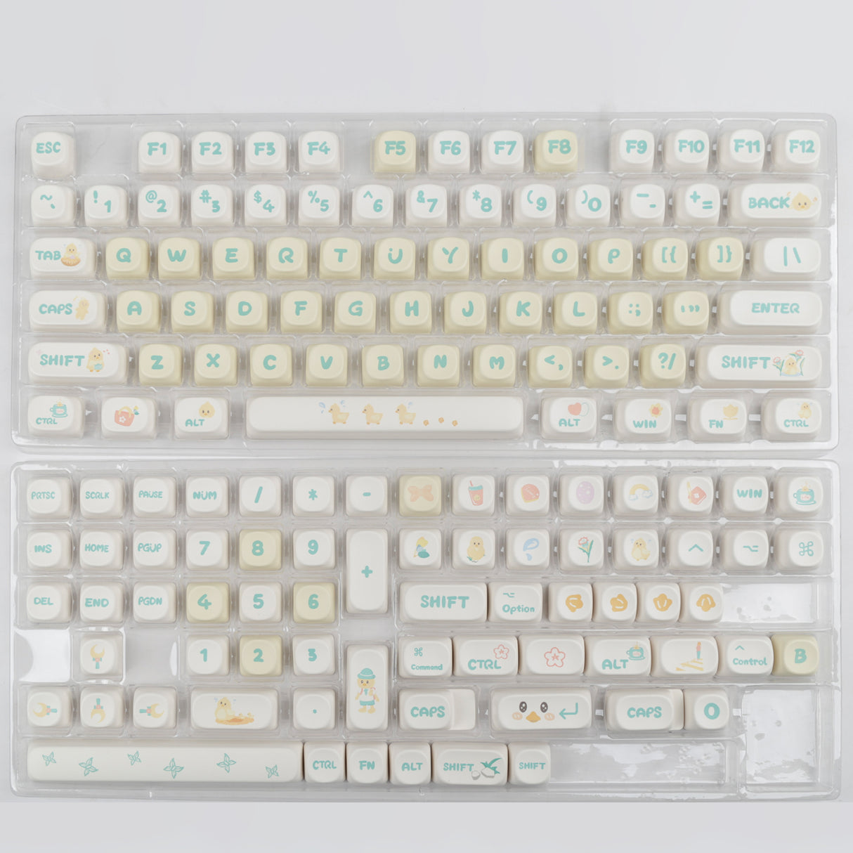 YUNZII Picnic Duck Keycap Set