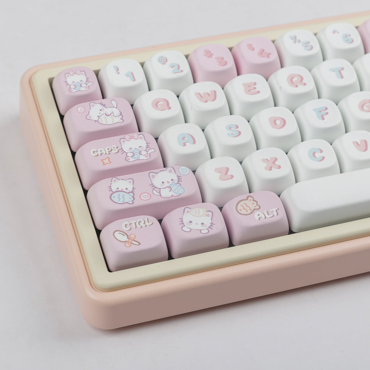 YUNZII Kitty Fish Keycap Set