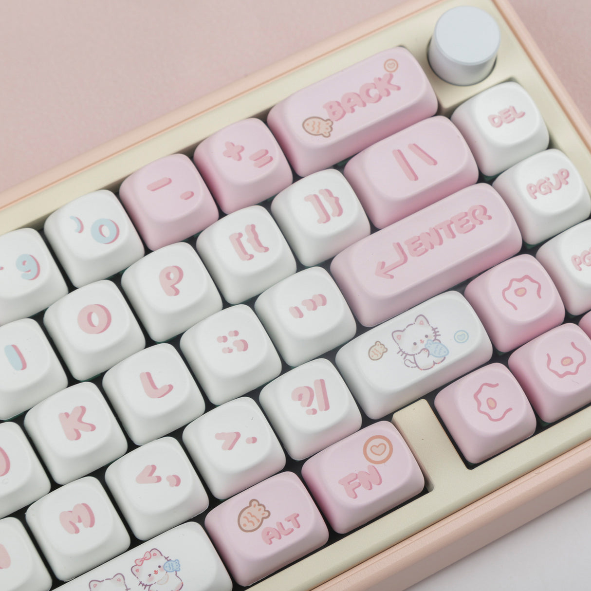 YUNZII Kitty Fish Keycap Set