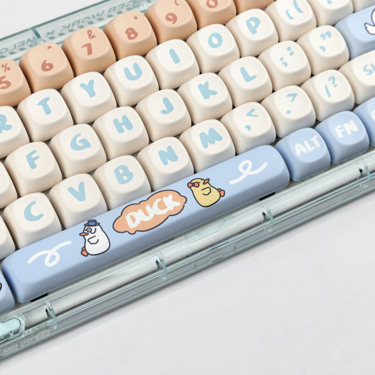 YUNZII Holiday Duck Keycap Set